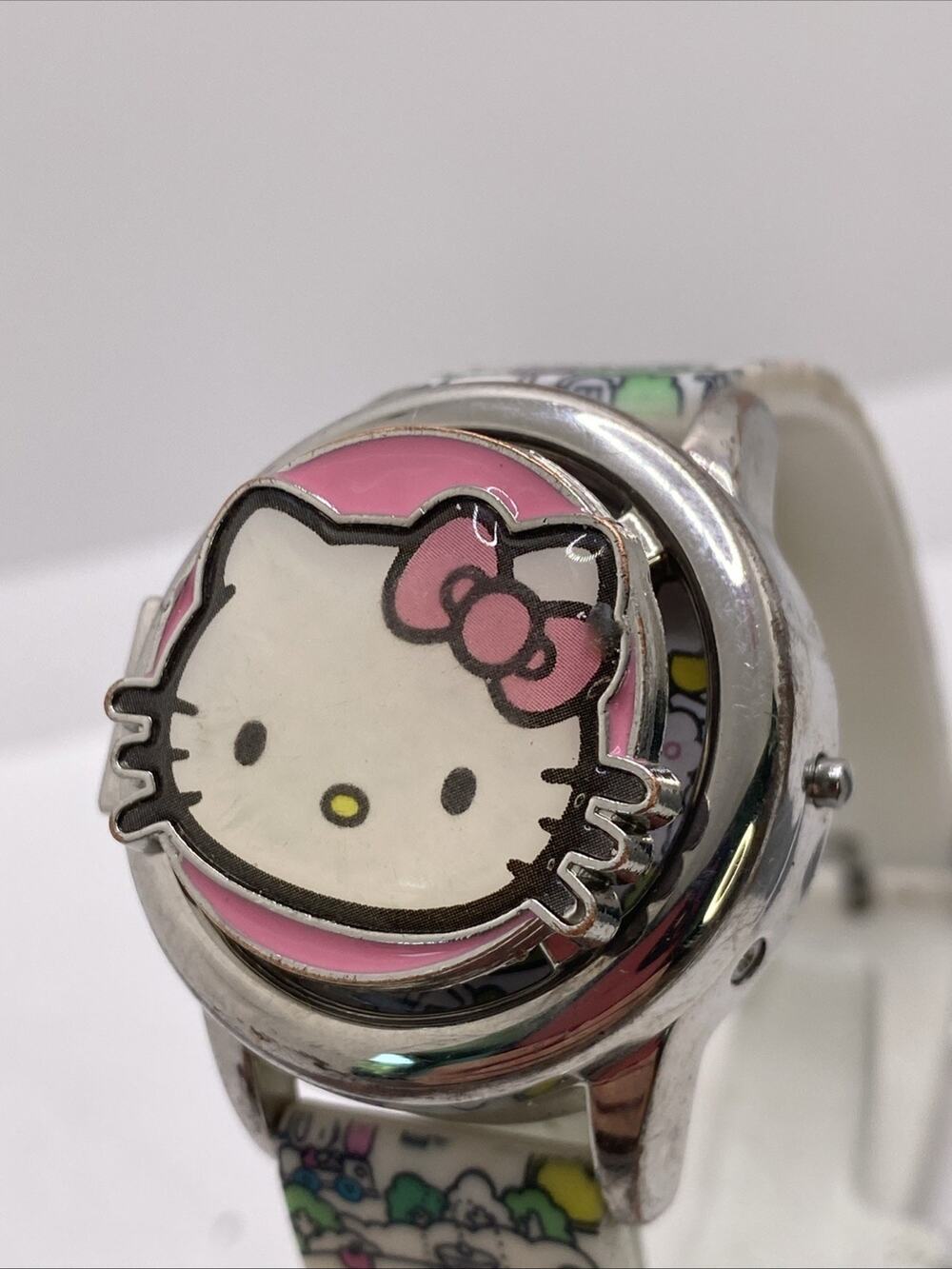 Hello Kitty Womens Rubber Watch New Battery